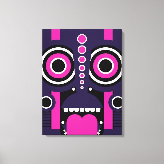 ティキマスク キャンバスプリント (正面)