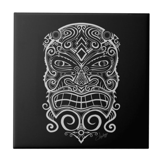 ティキマスク タイル (正面)