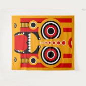 ティキマスク タペストリー (正面(横))