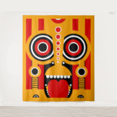 ティキマスク タペストリー (正面)