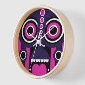 ティキマスク 壁時計 (傾斜)