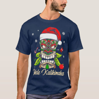 ティキメレカリキマカハワイアンメリークリスマス Tシャツ