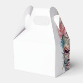 ティキモダンマスクビーチ結婚式 フェイバーボックス (裏面サイド)