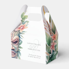 ティキモダンマスクビーチ結婚式 フェイバーボックス