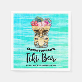 ティキモノグラムのバーパーティーナプキンス スタンダードカクテルナプキン