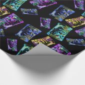 ティキラブネオンティキヘッド ラッピングペーパー (角)