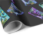 ティキラブネオンティキヘッド ラッピングペーパー (ロールコーナー)