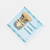 ティキルアウ(ハワイ式宴会)ハワイアンビッグカフナパーティー スタンダードランチョンナプキン (角)