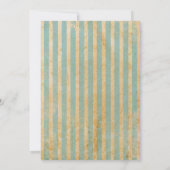 ティキルアウ(ハワイ式宴会)パイナップル誕生日の招待状 招待状 (裏面)