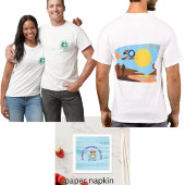 ティキルアウ(ハワイ式宴会)熱帯ビーチパーティーTシャツ Tシャツ