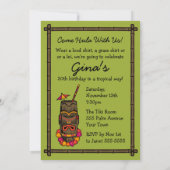 ティキルアウ（D）パーソナライズド招待状 招待状 (裏面)