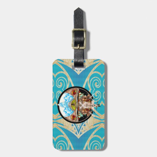 ティキヴィレッジ ラゲッジタグ (正面縦)