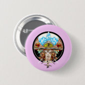 ティキヴィレッジ 缶バッジ (正面&裏面)