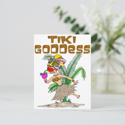 ティキ女神 ポストカード (スタンド正面)