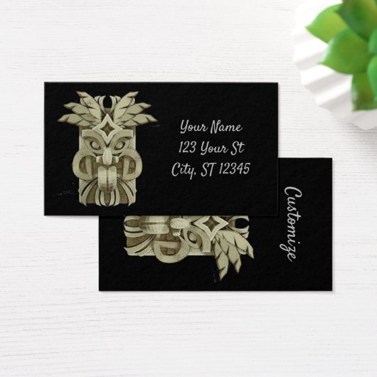 ティキ彫刻雷 (デスク)