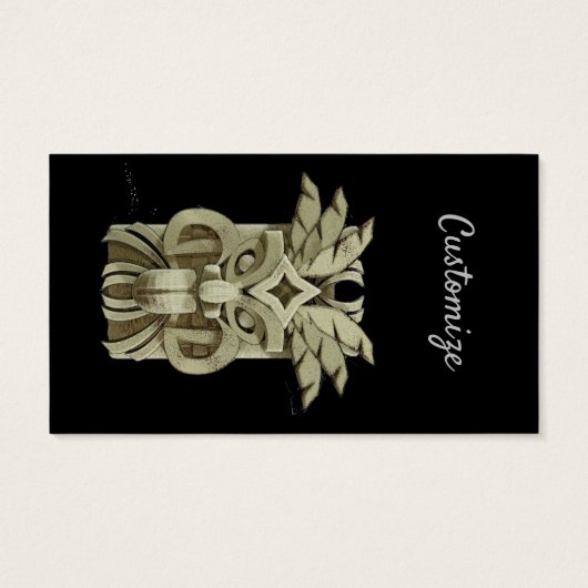 ティキ彫刻雷 (裏面)