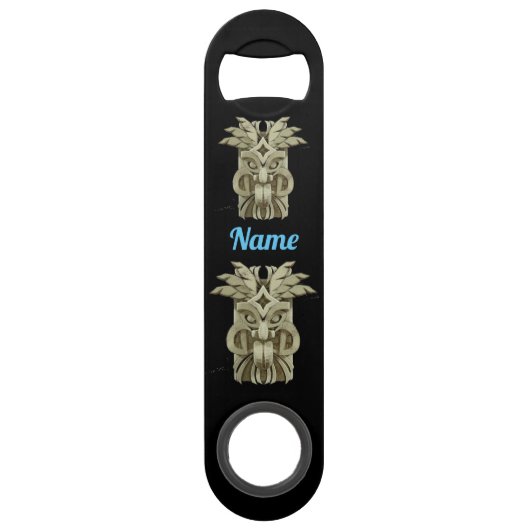 ティキ彫刻雷 スピード栓抜き (正面)