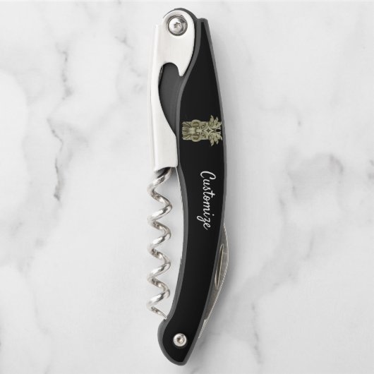 ティキ彫刻雷 ソムリエナイフ (正面)