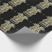 ティキ彫刻雷 ラッピングペーパー (角)