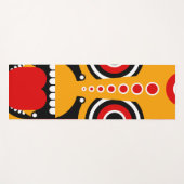 ティキ族の部族芸術 ヨガマット (正面(横))