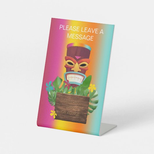 ティキ時間 台座サイン (正面)