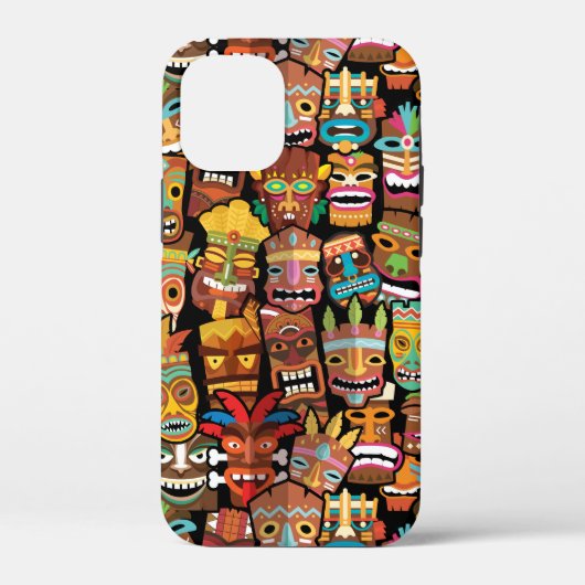 ティキ柄 4 Case-Mate iPhoneケース (裏面)