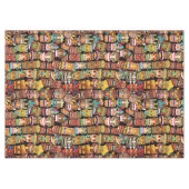 ティキ模様 テーブルクロス (正面(横))