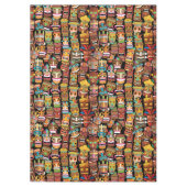 ティキ模様 テーブルクロス (正面)