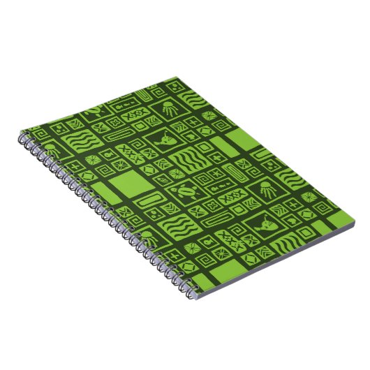 ティキ模様 ノートブック (右側)