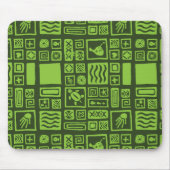 ティキ模様 マウスパッド (正面)