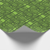 ティキ模様 ラッピングペーパー (角)