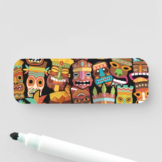 ティキ模様 名札 (インサイチュ)