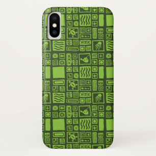ティキ模様 iPhone X ケース