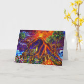 ティキ犠牲挨拶カード カード (黄色い花)