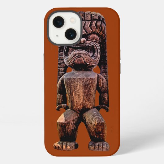 ティキ神のケース iPhoneケース (裏面)
