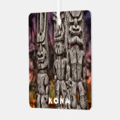 ティキ部族会議、両面方陣。 メタルオーナメント (正面左)