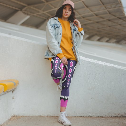 ティキ面 レギンス