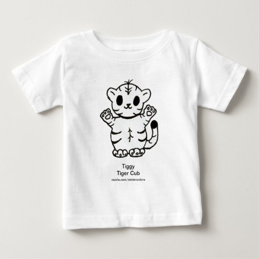 ティギー・タイガー・カブ ベビーTシャツ (正面)