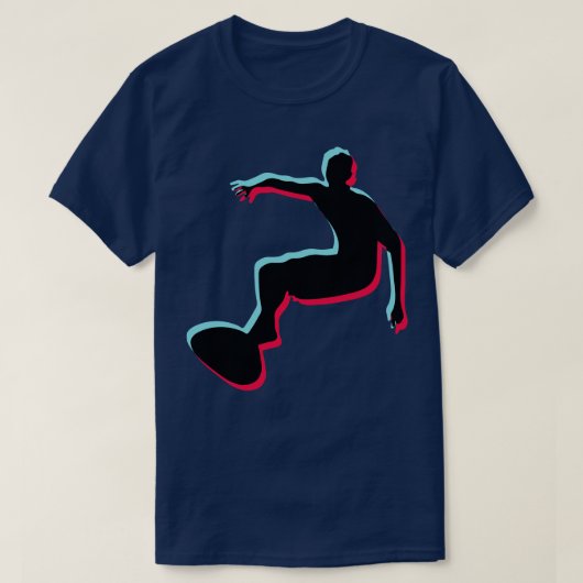 ティクトックサーフィン Tシャツ (デザイン正面)