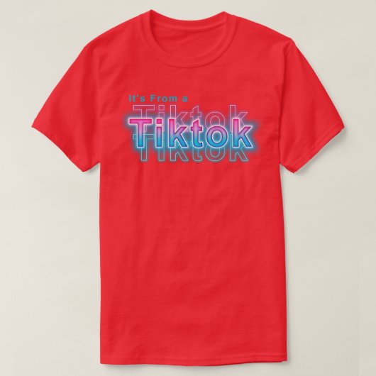 ティクトークの作品 Tシャツ (デザイン正面)