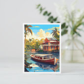 ティグアルゼンチントラベルヴィンテージイラストレーション ポストカード (スタンド正面)