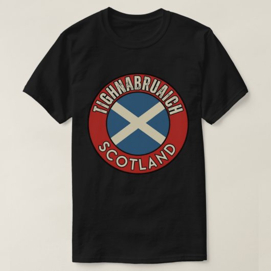 ティグナブルーアイク、スコットランド Tシャツ (デザイン正面)