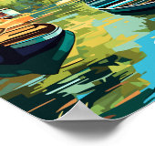 ティグレアルゼンチンヴィンテージ旅行イラストレーション ポスター (角)