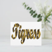 ティグレス – フューリー文字 ポストカード (スタンド正面)