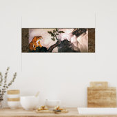 ティグレ・イ・ドラゴン（1781年）丸山応挙 ポスター (キッチン)