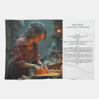 ティサナバリカ古代ローマ大麦スープ茶タオル キッチンタオル