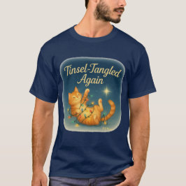ティシャツのクリスマス飾りがまたもやもつれた! Tシャツ