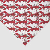 ティシュギフト紙航海のかわいい赤ロブスター 薄葉紙 (詳細)