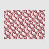 ティシュギフト紙航海のかわいい赤ロブスター 薄葉紙 (正面)