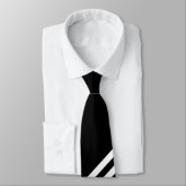 ティジザゴレトロ白黒Vストライプ ネクタイ (タイ)